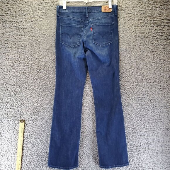Levis Jeans Womens Size 28 Blue 315 Shaping Bootcut Stretch Denim Classic Style - Picture 1 of 12